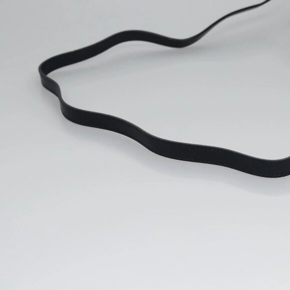 Salvatore Ferragamo Vala Hand Bag Leather 2way Navy Gold Auth - Picture 8 of 16